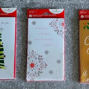 Christmas money and gift card holders